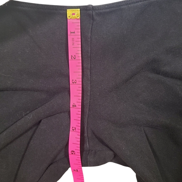 Victoria’s Secret PINK NFL Rams Yoga Pants Medium Gold Foil Foldover Waist Rare - Picture 8 of 10
